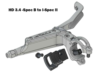 Adapter Brems- zu Shifter-/Dropperhebel, TRP
HD 3.4: Von Shimano I-Spec B auf Shimano I-Spec II Standard, links
Farbe: Schwarz, VE: 1 Stk. - Produktbild - 1 Adapter Brems- zu Shifter-/Dropperhebel, TRP
HD 3.4: Von Shimano I-Spec B auf Shimano I-Spec II Standard, links
Farbe: Schwarz, VE: 1 Stk. - Produktbild - 1