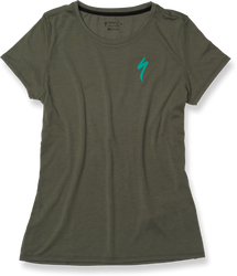 Specialized Drirelease Tee S-Logo Damen Oak Green Acid Mint XL - Produktbild - 1