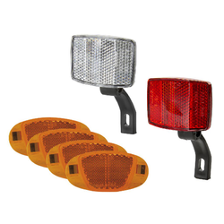 237084-366352-366352.jpg VENTURA Reflektor-Set 4 x Speichenreflektor + je 1 x Reflektor weiß + rot - Produktbild - 1