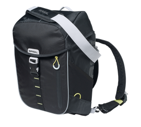 Basil Miles Einzeltasche 31x17x44 cm 17 l wasserdicht Black Lime - Produktbild - 1 Basil Miles Einzeltasche 31x17x44 cm 17 l wasserdicht Black Lime - Produktbild - 1