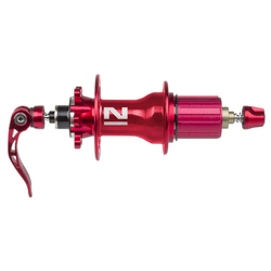 Novatec D792SB/A Superlight 4in1 Hinterradnabe Shimano-Freilauf 135 mm - rot 32 Loch - Produktbild - 1