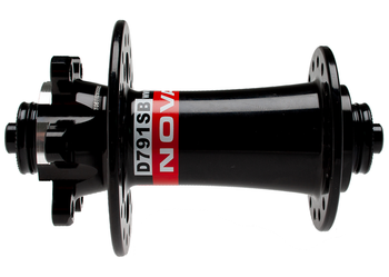 Novatec D791-SB/A 4in1 Superlight Vorderradnabe 10mm Sidecap 32 Loch Einbaubreite 100 mm - schwarz - Produktbild - 1