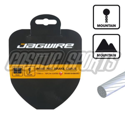 Bremszug Mountain Sport Edelstahl geschliffen, JAGWIRE
Kompatibel mit Shimano/SRAM MTB
Größe: 1.5 x 2000 mm, Farbe: Silber, Gewicht: 26,7 g, VE: 1 Stk. - Produktbild - 1