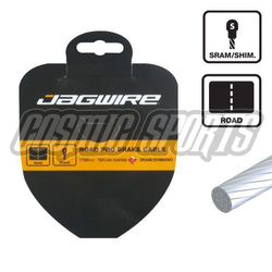 Bremszug Road Sport Edelstahl geschliffen, JAGWIRE
Kompatibel mit Shimano/SRAM Road
Größe: 1.5 x 2000 mm, Farbe: Silber, Gewicht: 26,7 g, VE: 1 Stk. - Produktbild - 1