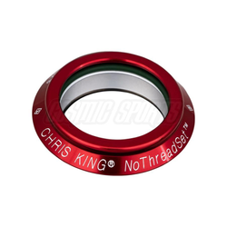 Chris King Bearing Cap NoThreadSet, GripLock, 1 1/8", Bold, red - Produktbild - 1 Chris King Bearing Cap NoThreadSet, GripLock, 1 1/8", Bold, red - Produktbild - 1