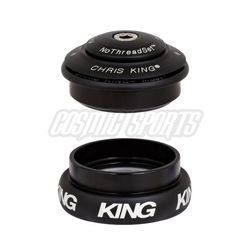 Chris King InSet I8 Tapered Steuersatz, Edelstahl-Lager, 1 1/8"-1 1/4", GripLock, ZS44/28.6 | EC44/33, matte black - Produktbild - 1