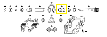 CRANKBROTHERS PEDAL INNER BEARING, INNERES LAGER, DOUBLE SHOT, IGUS, B-16093 - Produktbild - 1 CRANKBROTHERS PEDAL INNER BEARING, INNERES LAGER, DOUBLE SHOT, IGUS, B-16093 - Produktbild - 1