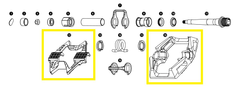 CBET99182-01-369307-369307.jpg Crankbrothers Pedal Body Kit Double Shot Level 3 Schwarz/Schwarz - Produktbild - 1