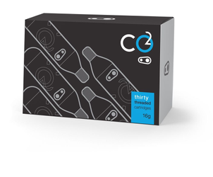 Crankbrothers CO2 Kartuschen 16g, mit Gewinde, Refillpack 30 St. - Produktbild - 1