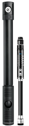 Crankbrothers Klic HP Handpumpe, analoges Manometer, inkl. Rahmenhalter, Midnight Edition black - Produktbild - 1 Crankbrothers Klic HP Handpumpe, analoges Manometer, inkl. Rahmenhalter, Midnight Edition black - Produktbild - 1
