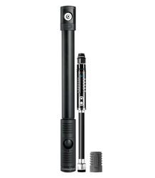 Crankbrothers Klic HP Handpumpe/CO2-Pumpe, analoges Manometer, inkl. Rahmenhalter, Midnight Edition black - Produktbild - 1 Crankbrothers Klic HP Handpumpe/CO2-Pumpe, analoges Manometer, inkl. Rahmenhalter, Midnight Edition black - Produktbild - 1