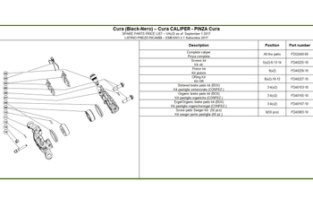 Formula Bremszangen Schrauben Kit, Cura/Cura 4 - Produktbild - 1