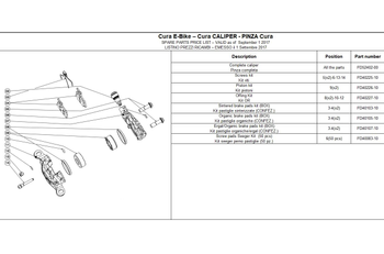 Formula Bremszangen Schrauben Kit, Cura/Cura 4 - Produktbild - 2