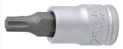 6236a25e7bedc14741fce0477acded1e-372774-372774.JPG Unior 187/2TX Schraubendreher-Einsatz mit TX-Profil, 1/4", TX25 - Produktbild - 1