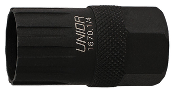 Unior 1670 1/4 Zoll Zahnkranzabzieher für Shimano Schraubkränze - Produktbild - 1