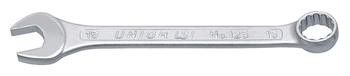 Ringgabelschlüssel Unior kurz, gekröpft 15mm, Länge 170mm, 125/1 - Produktbild - 1