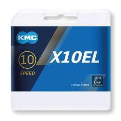 KMC Kette X10EL 10-fach 114 Glieder silber mit Missing Link - Produktbild - 1 KMC Kette X10EL 10-fach 114 Glieder silber mit Missing Link - Produktbild - 1