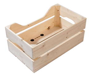 Holzbox Racktime Woodpacker 49x24,1x29,5cm, natur, 25ltr - Produktbild - 1