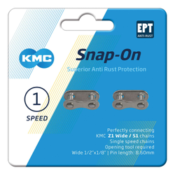 KMC Snap-On Wide EPT silber 2-Sets 1-fach - Produktbild - 1