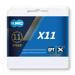 KMC X11 EPT 118 Glieder 11-fach Kette für MTB und Rennrad langlebig robust - Produktbild - 1