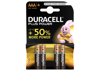 Duracell Batterien PLUS POWER AAA 4Stk. - Produktbild - 1