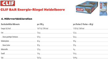 CLIF BAR - Heidelbeere VE=12Stk - Produktbild - 3