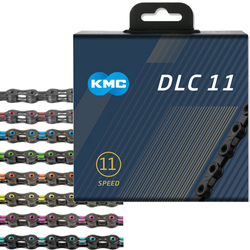KMC X-11 SL DLC Super Light 118-Glieder 11-fach - schwarz/celeste - Produktbild - 2