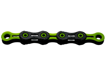 KMC X-11 SL DLC Super Light 118-Glieder 11-fach - schwarz/grün - Produktbild - 1