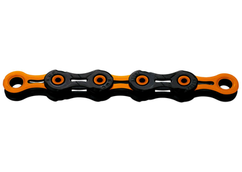 KMC X-11 SL DLC Super Light 118-Glieder 11-fach - schwarz/orange - Produktbild - 1