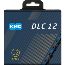 KMC DLC Fahrradkette 126 Glieder 12-Gang Schwarz Blau - Produktbild - 2