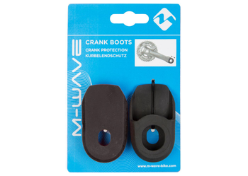 M-WAVE Kurbelendschutz Crank Boots schwarz 1 Paar - Produktbild - 1