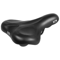 M-WAVE Sattel Vacu City II schwarz 260x210mm - Produktbild - 1