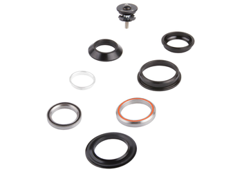 M-WAVE Steuersätze Carousel HS Mix semi-integriert 1 1/8"-1,5" schwarz - Produktbild - 1