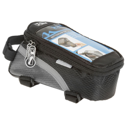 M-WAVE Handytasche Rotterdam Top L 170x80x80mm spritzwassergeschützt schwarz/grau - Produktbild - 1