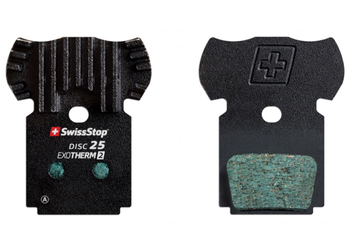 Bremsbeläge Disc 25 EXOTherm2, SwissStop
Farbe: Schwarz, VE: 2 Stk./1 Paar - Produktbild - 1