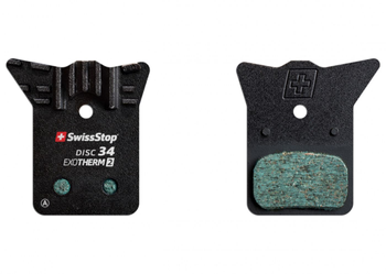 Bremsbeläge Disc 34 EXOTherm2, SwissStop
Farbe: Schwarz, VE: 2 Stk./1 Paar - Produktbild - 1