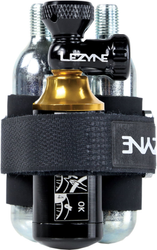 LEZYNE Tubeless CO2 Blaster inkl. 2 CO2 Kartuschen schwarz-gold - Produktbild - 1