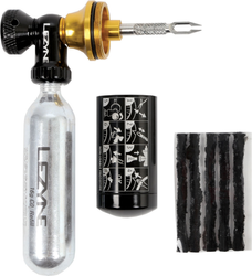 Lezyne Tubeless CO2 Blaster schwarz-gold kompakte Bike-Pumpe 16g Kartusche - Produktbild - 3
