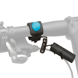 M-WAVE Klingel Elektrische Fahrradklingel, wasserfest - schwarz - Produktbild - 2