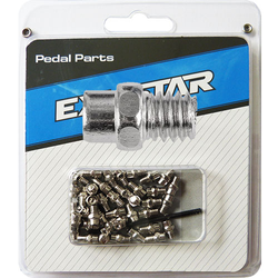 Exustar Ersatzpins E-PB525 silber 40 Stück für Fahrradpedale - Produktbild - 2