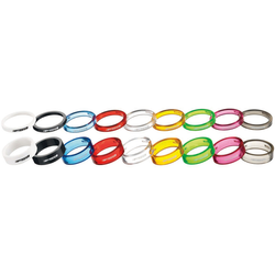 FSA Vorbauspacer Polycarbonat 5 mm grün 10er-Pack 1 1/8" für präzise Lenkerhöhe - Produktbild - 1