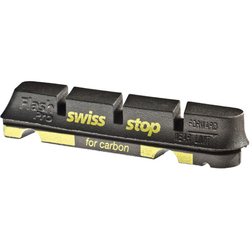 Bremsbeläge Felge FlashPro Black Prince, SwissStop
Kompatibel zu Shimano/SRAM, teils Campagnolo, geeignet für Carbon-Felgen
Farbe: Anthrazit, VE: 4 Stk./2 Paar - Produktbild - 3