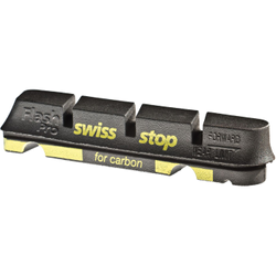 Bremsbeläge Felge FlashPro Black Prince, SwissStop
Kompatibel zu Shimano/SRAM, teils Campagnolo, geeignet für Carbon-Felgen
Farbe: Anthrazit, VE: 4 Stk./2 Paar - Produktbild - 2