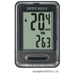 FA003524054-53564-53564.jpg CATEYE Fahrradcomputer Velo 9 Schwarz - Produktbild - 1