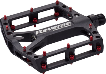 REVERSE Pedale MTB Black One - schwarz/rot - Produktbild - 1