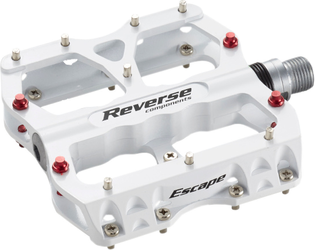 Reverse Escape MTB Pedal weiß robust rutschsicher leicht ideal fürs Mountainbike - Produktbild - 1 Reverse Escape MTB Pedal weiß robust rutschsicher leicht ideal fürs Mountainbike - Produktbild - 1