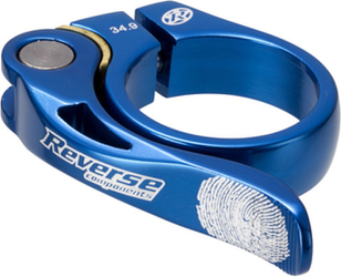 REVERSE Sattelklemme Long Life 34,9mm dunkel-blau - Produktbild - 1 REVERSE Sattelklemme Long Life 34,9mm dunkel-blau - Produktbild - 1