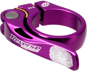 REVERSE Sattelklemme Long Life 34,9mm lila - Produktbild - 1 REVERSE Sattelklemme Long Life 34,9mm lila - Produktbild - 1
