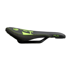 SDG Fly Jr. Sattel, Stahl 7x7mm, black/neon green - Produktbild - 2
