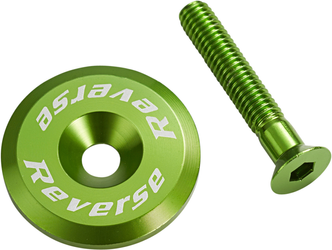 REVERSE Steuersatzkappe mit Schraube Green - Produktbild - 1